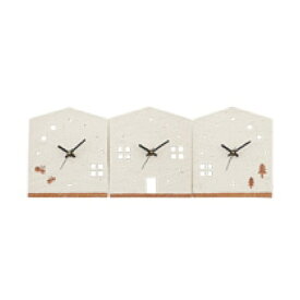 【送料無料】3つのKizuna時計　HOUSE両親プレゼント プレゼント 結婚式 親ギフト お祝い 披露宴 ウェディング 両親へのプレゼント 時計 記念品