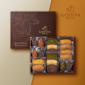 GODIVA パティスリー アソートメント 18個入(ホワイトデー2024_恋人 敬老の日 詰め合わせ ゴディバ 詰合せ ギフト 結婚祝い 出産内祝い 写真入り メッセージカード 還暦 お供え 贈り物)