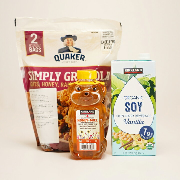 楽天市場 コストコ 朝食 ダイエットセット Costco コストコ 業務用 オススメ 人気食料品 コストコ商品 お試し お得セット 小分け 詰め合わせ 詰合せ コストコマニア 通販 朝食 健康 豆乳 はちみつ 有機豆乳 グラノーラ シリアル Piary ピアリー 楽天市場店