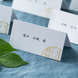 席札 スタイルモダン 席札 (1シート6名用)(結婚式 ペーパーアイテム 手作りキット テンプレート ウェディング ブライダル パーティー 二次会 高級感 モダン 和 ジャパニーズモダン 名前札