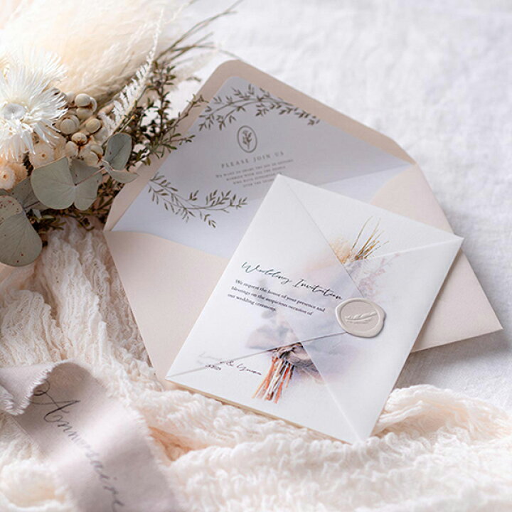 楽天市場 招待状 Charme De Bouquet シャルムドブーケ シルバーデージー 招待状 10冊入り 結婚式 ペーパーアイテム 手作りキット テンプレート ウェディング ブライダル パーティー 二次会 Piary ピアリー 楽天市場店