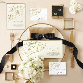 楽天市場 招待状 ゴージャスの通販