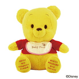 ウェイトドール ベビープーさん（女の子） 足裏刺繍込み(結婚式 入籍 親ギフト 出産祝い テディベア お祝い 誕生 両親へのプレゼント ウェディング ウェイトドール ディズニー)