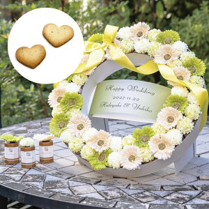 プチギフト/ウェルカムボード【送料無料】リースガーデン 52個セット(プチギフト 退職 お菓子 お礼 お返し 歓送迎会 異動 転職 産休 結婚式 二次会 ウェディング 披露宴 P★パーティ ノベル