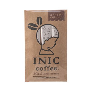 メール便│プチギフトINIC coffee イニックコーヒー ダークノートアロマ3杯分(プチギフト 退職 珈琲 ドリンク 飲み物 お礼 お返し 歓送迎会 異動 転職 産休 結婚式 二次会 ウェディング 披露宴 P