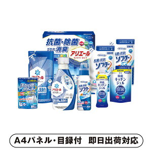30日限定ポイント最大10倍★ギフト工房 アリエール抗菌除菌ギフトE【パネル・目録付】(景品 二次会 披露宴 結婚式 余興 忘年会 新年会 抽選会 社内イベント 運動会 ゴルフ コンペ ビンゴ ク