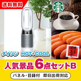 【あす楽対応可】ダイソン hot+cool人気景品6点セットB（二次会 景品 コンペ 新年会 忘年会 結婚式二次会 ゴルフ イベント 参加賞 抽選会 ビンゴ 景品 景品セット 賞品）