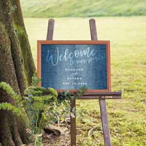 30日限定ポイント最大10倍★グラフィック ウェルカムボード(デニム クラシックライズ)結婚式 ギフト お祝い 披露宴 ウェディング ウェルカムスペース