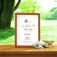 グラフィック ウェルカムボード（ジュール）結婚式 ギフト お祝い 披露宴 ウェディング ウェルカムスペース