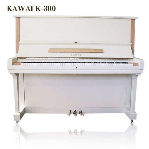 木目と白の融合 ホワイト 木目シリーズ第1弾 カントリー調のお部屋にも合うアップライトピアノです 期間限定 KAWAIのK-300 インシュレーター付き オリーブ Olive 品質保証3年椅子 与え