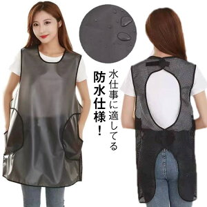 エプロン 2枚セット 防水 ポケットあり 選べる着丈 水仕事 フリーサイズ メンズ レディース 厨房服 レストラン カフェ 飲食店 清掃業 居酒屋 サービス 耐水 イベント ガーデニング 介護 洗い