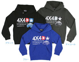 【セール XD　エックスディー】4×4 HOODIE (120)