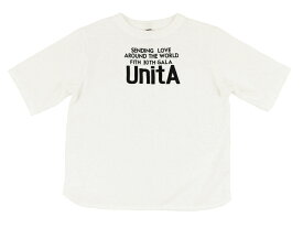 【UnitA ウニタ】テンジク UnitA ラウンドカット TEE (100)【405】【DENIM DUNGAREE デニムダンガリー】
