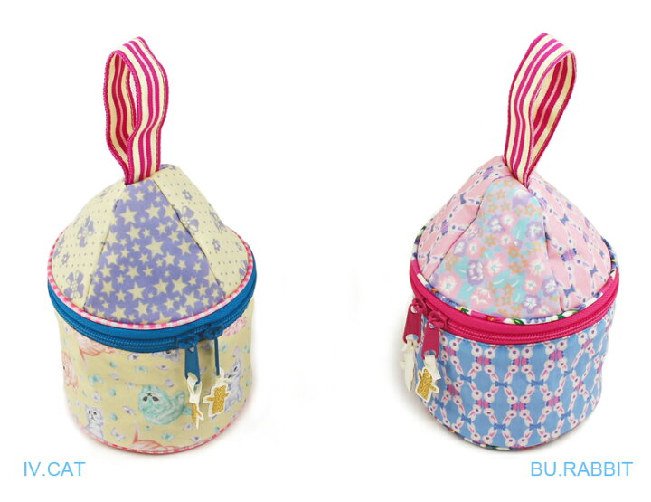 楽天市場 Fafa フェフェ マグケース テントマグポーチ Vilma Mug Case アイボリーキャット ブルーラビット 内側リップストップ スポンジ中材入り マグや離乳食 紙パックのジュースなどの持ち運びに便利 小物入れ ｐｉｃａｄｏｒ
