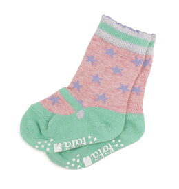 【セール　fafa/フェフェ　ベビー靴下】MISHA (BABY SOCKS/SOX) (BABY M/11-13cm) スター/足裏滑り止め付き