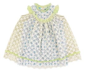 【fafa/フェフェ　ワンピース KIDS】ROSE MARY(One-piece)(130-140)ブルースター/チュール飾りが可愛いワンピース