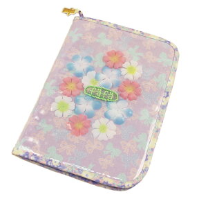 【fafa/フェフェ 母子手帳ケース/マルチケースL】MICHALINA (Multi Case)【サイズL】ライラックリボン/母子手帳ケースや通帳、カード入れとして便利なジャバラタイプ
