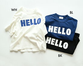 【フォブ FOV】HELLO Tシャツ (M-XL/110-160)【604411】