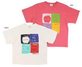 【グルーヴィーカラーズ GROOVY COLORS】テンジク ART APPLE TEE (150-160)【1642411】