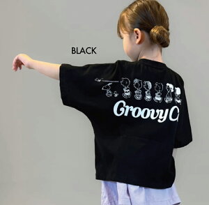 �y�O���[���B�[�J���[�Y GROOVY COLORS�z�e���W�N SNOOPY ALL STAR WIDE �V���G�b�g TEE (115-125)6�����y42621471�z�y4���\��z���\��