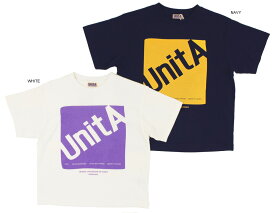 【UnitA ウニタ】UnitA SQUARE LOGO TEE (03-04)【412】