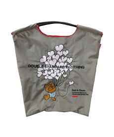 [正規販売店] [Ball&Chain×DOUBLE STANDARD CLOTHING] ボール&チェーン shopping bag-D logo bear Mサイズ ボール&チェーン×ダブルスタンダードクロージング レディース バッグ 刺繍 D-bear おしゃれ カジュアル トートバッグ ギフト ボールアンドチェーン 熊 クマ M