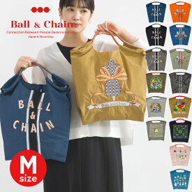 [正規販売店] [Ball&Chain] ボールアンドチェーン Mサイズ shopping bag-Msize ユニセックス レディース エコバッグ ボール&チェーン 刺繍 おしゃれ カジュアル トート かわいい 布 バッグ 洗える M PICCIN ピッチン
