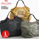 [正規販売店] [Ball&Chain×DOUBLE STANDARD CLOTHING] ボールアンドチェーン shopping bag Lサイズ ボール&チェーン ダブルスタンダードクロージング ダブスタ レディース エコバッグ 刺繍 おしゃれ 熊 BEAR かわいい 布 トートバッグ ギフト クマ L