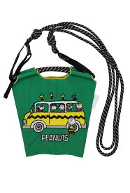 [正規販売店] [Ball&Chain×Peanuts]shoulder bag(S) ボール&チェーン レディース エコバッグ 刺繍 ショルダー Ball&Chain ボールアンドチェーン 洗える ショルダーバッグ PEANUT ピーナッツ SNOOPY スヌーピー BUS バス DONUTS ドーナッツ SPACE スペース