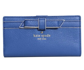 kate spade ケイトスペード COBBLE HILL BOW STACY コブルヒル ボウ ステイシー 長財布 レディース PWRU3942 482 HYACINTH ブルー リボン【楽ギフ_包装】