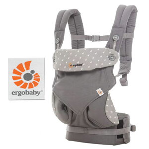 �y�V�i�z�G���S�x�r�[ ergobaby FOUR POSITION 360 �X���[�V�b�N�X�e�B BABY CARRIER �x�r�[�L�����A �������R BC360ADWGRY DEWY GREY �O���[