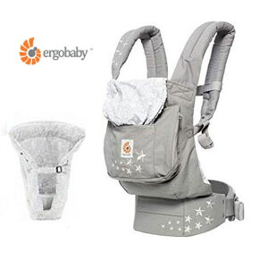 �G���S�x�r�[ ERGOBABY FOUR POSITION 360 �X���[�V�b�N�X�e�B BABY CARRIER �C���t�@���g �C���T�[�g�t���@�x�r�[�L�����A �������R BCII2WPNL GALAXY GREY