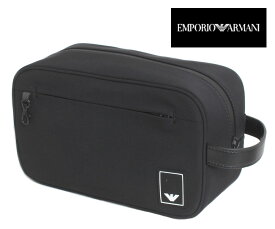 【送料無料】EMPORIO ARMANI エンポリオアルマーニ BEUTY TRAVEL トラベルバッグ　シューズバッグ Y4R249 Y104V 81073 BLACK メンズ ユニセックス