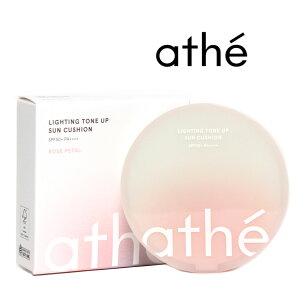 �y���������zathe �A�b�e�@LIGHTING TONE UP SUNCUSHION ROSE PETAL ���B�[�K�������[�t���C�e�B���O�g�[���A�b�v �T���N�b�V���� 12g�y���[�Y�y�^���z