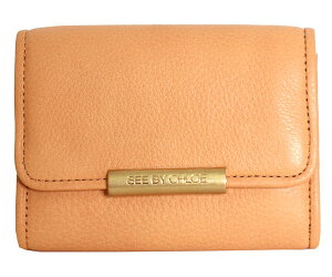 SEE BY CHLOE V[oCNG J[hP[X ܂z HALF WALLET CHERRY `F[ 9P7391 N106 A24 APRICOT AvRbgIW