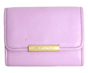 SEE BY CHLOE V[oCNG J[hP[X ܂z HALF WALLET CHERRY `F[ 9P7391 N106 A25 BALLET x_[J[