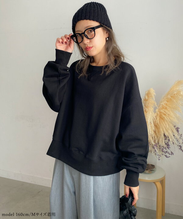 楽天市場】サイズが選べるオーバーサイズスウェット〈Mサイズ Lサイズ  