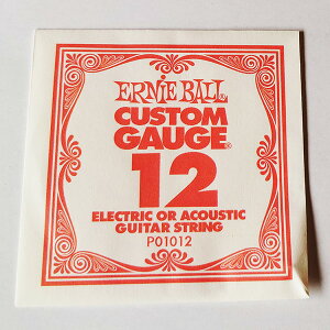 ERNIE BALL [�A�[�j�[�{�[��] �@�G���L�M�^�[�E�A�R�[�X�e�B�b�N�M�^�[���p�o���� .012�C���` #1012
