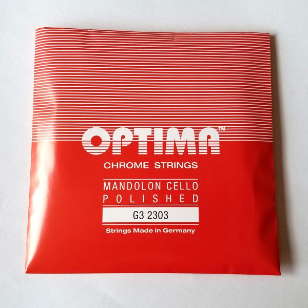 OPTIMA]オプティマ マンドロンチェロ弦 レッド G3弦 バラ弦 2本入り リコーダー