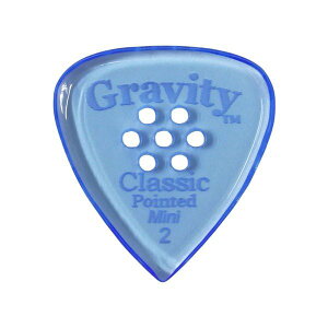 GRAVITY GUITAR PICKS sbN NVbNE|CebhE~j }`z[ m2.0 mm with Multi-Hole, Bluen 