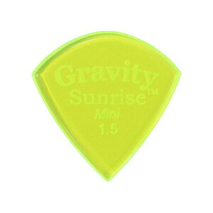 GRAVITY GUITAR PICKS sbN@TCY@~j@m1.5mm, Fluorescent Greenn@