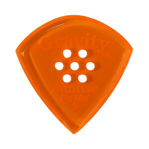 GRAVITY GUITAR PICKS sbN@TCY@rbO~j@}`z[@m3.0 mm with Multi-Hole, Orangen@