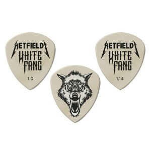 Jim Dunlop�@�M�^�[�s�b�N�@HETFIELD�fS WHITE FANG CUSTOM FLOW PICK�@�A�[�e�B�X�g�s�b�N