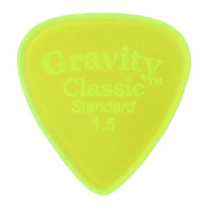 GRAVITY GUITAR PICKS sbN NVbNEX^_[h@}X^[EtBjbV m1.5mm, Fluorescent Green, Master Finish(Unpolished)n 