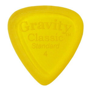 GRAVITY GUITAR PICKS �s�b�N �N���V�b�N�E�X�^���_�[�h�@�}�X�^�[�E�t�B�j�b�V�� �m4.0mm, Yellow, Master Finish(Unpolished)�n ����
