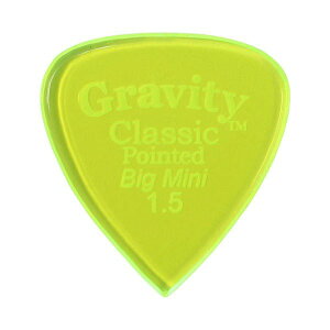 GRAVITY GUITAR PICKS sbN NVbNE|CebhErbO~j m1.5mm, Fluorescent Greenn 