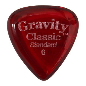 GRAVITY GUITAR PICKS �s�b�N �N���V�b�N�E�X�^���_�[�h �m6.0mm, Red�n����