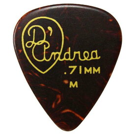 D'Andrea USA ピック RG351 GAUGED TORTOISE SHELL CELLULOID