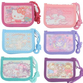 サンリオ ウォレット 財布 ジュニア アクセサリー 小物 財布 カードケース コードストラップ アクティブ ウォレット 【メール便送料無料】財布 サンリオ キャラクターズ ラウンド ウォレット 二つ折り財布 キティ マイメロ クロミ シナモロール 女の子