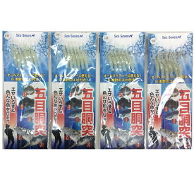 【何点でもメール便200円】エビ さびき釣り エビのサビキ えびのさびき エビサビキ 6号サイズのみ 6本針のエビ付き 仕掛け 釣り 大漁 フィッシング カワハギ カサゴ アジ etc